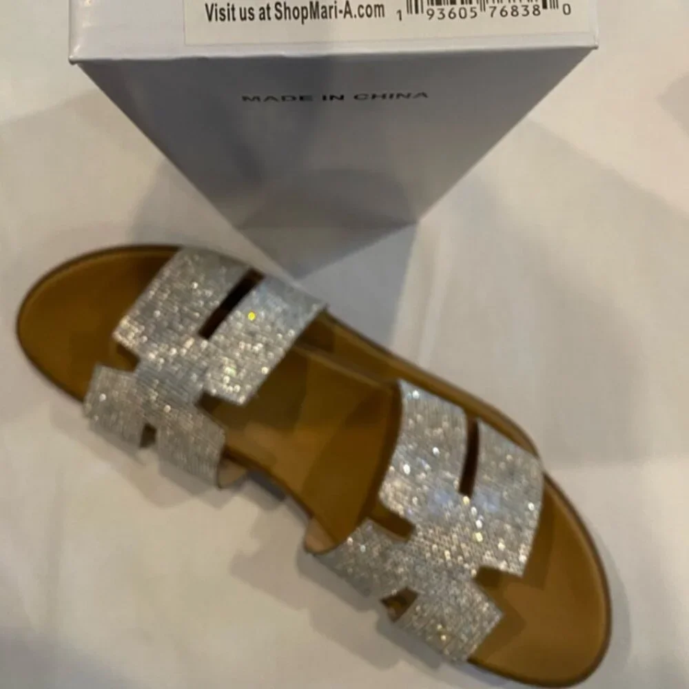 Mari A. Rhinestone Slides